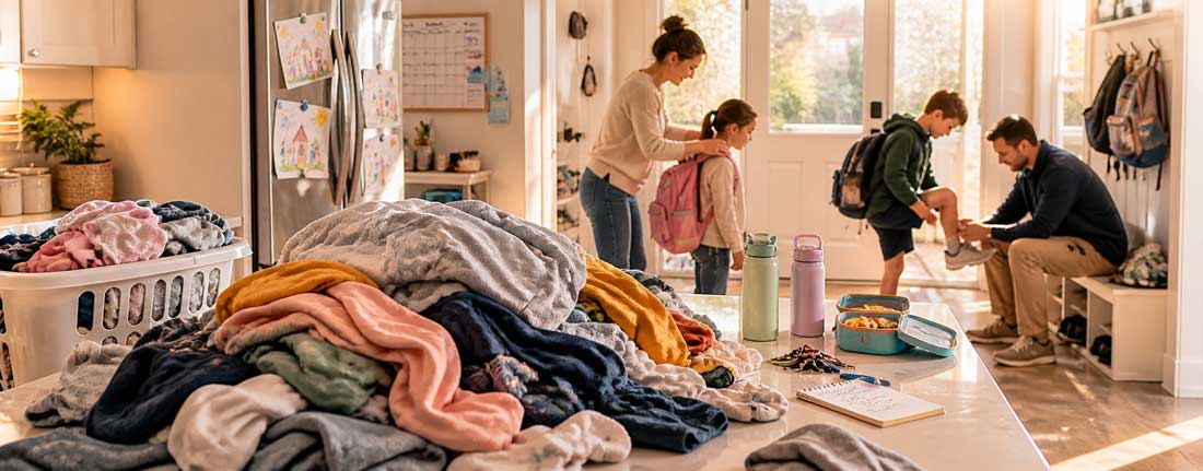 Family home with laundry