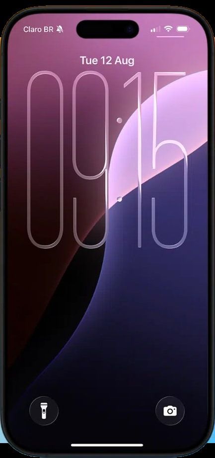 iPhone lock screen